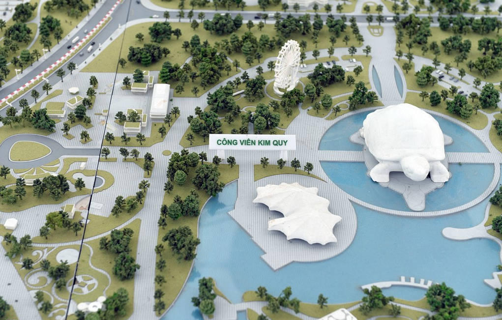 Phối cảnh&nbsp;Công viên Kim Quy - 'Disneyland' Hà Nội. &nbsp;