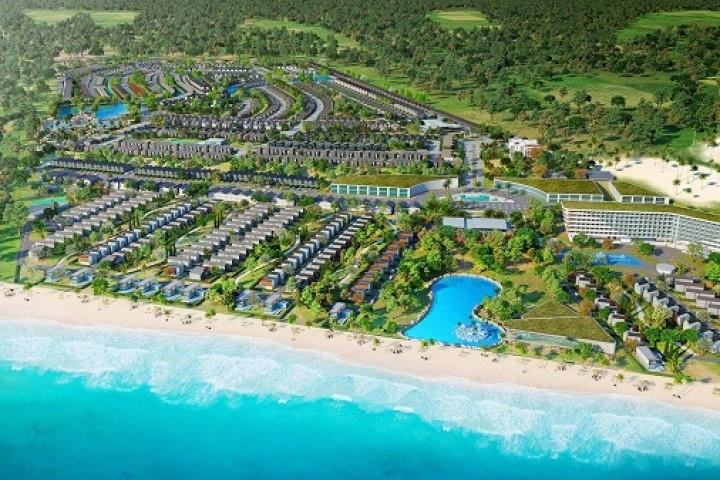 Phối cảnh tổng thể Novaworld Hồ Tràm. &nbsp;