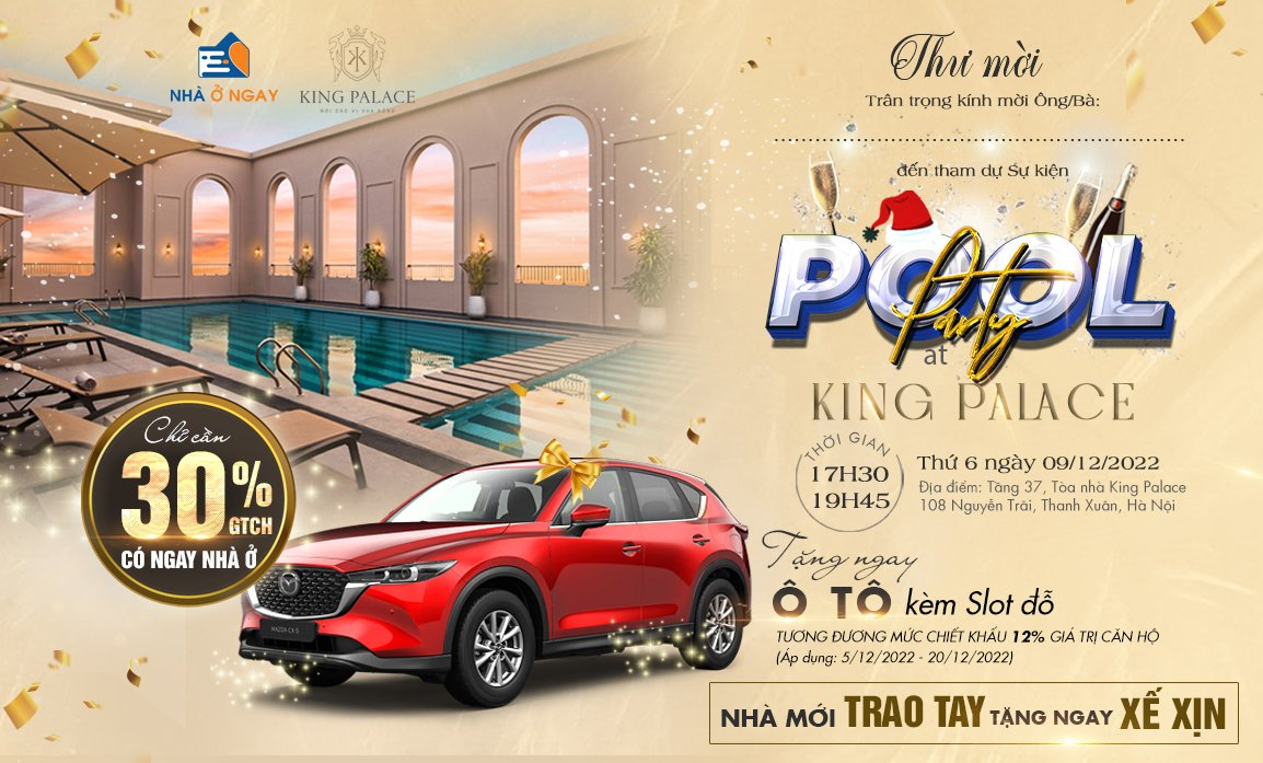 Quà tặng siêu Hot tại sự kiện mở bán King Palace &nbsp;