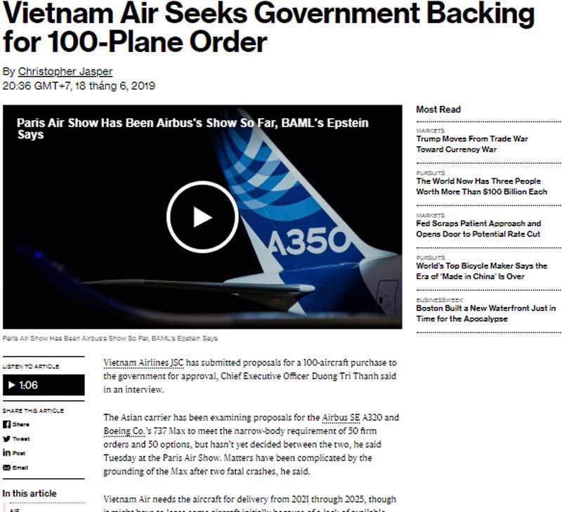 Ông lớn hàng không số 1 Việt Nam tính làm thương vụ lớn với Mỹ