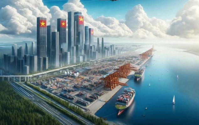 TP. HCM đầu tư 129.000 tỷ đồng làm Cảng trung chuyển quốc tế Cần Giờ nhằm khơi thông "cửa ngõ" đến "siêu đô thị đảo" 9 tỷ USD. Ảnh: Internet &nbsp;