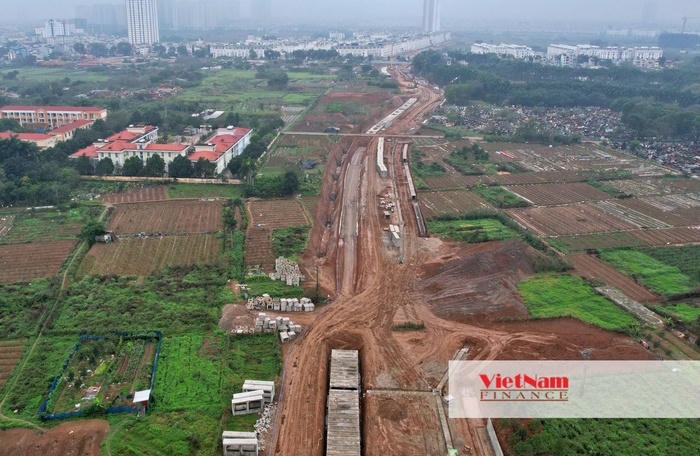 Toàn cảnh tuyến đường 700 tỷ kết nối loạt khu đô thị ở Nam Từ Liêm - Hà Đông