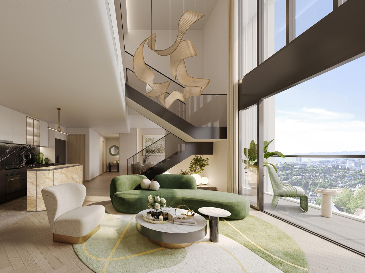 Chủ nhân được trao “toàn quyền” thiết kế không gian sống, biến căn hộ thành tuyệt tác mang dấu ấn cá nhân &nbsp;