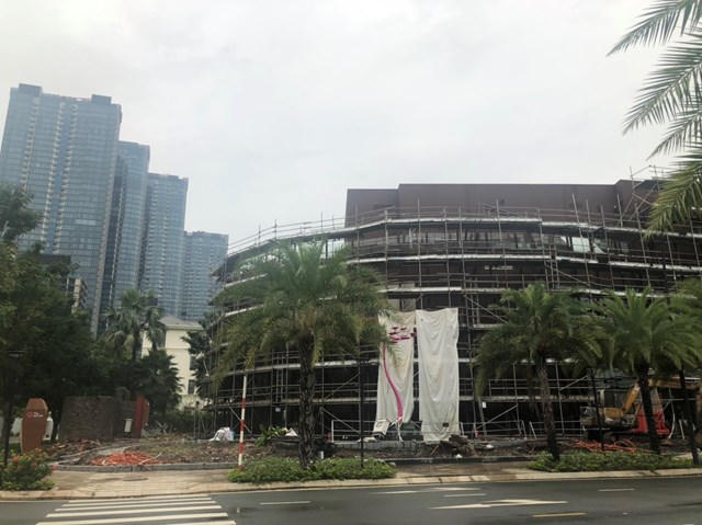 Nh&agrave; mẫu dự &aacute;n Masterise Homes Ba Son đang được x&acirc;y dựng.