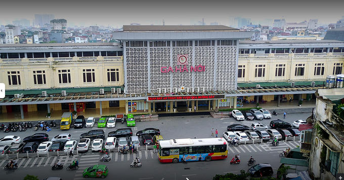Ga Hà Nội. &nbsp;