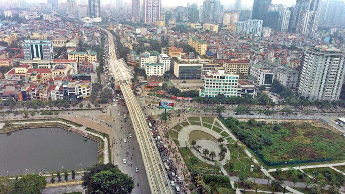 Đường Mai Dịch nơi dự án sẽ thực hiện &nbsp;