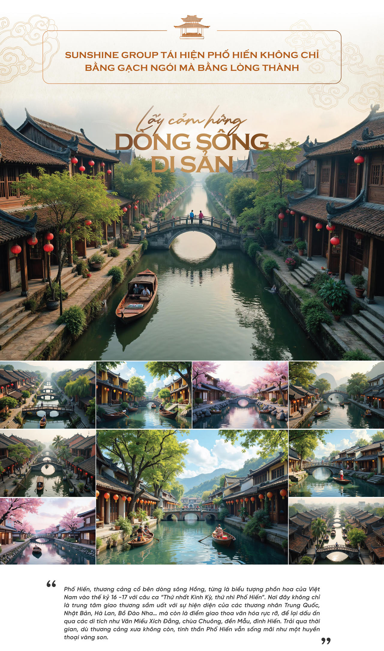 Sunshine Group ra mắt Sunshine Legend City với gần 8.000 căn hộ cao cấp giá hợp lý dành cho người trẻ cùng gói tín dụng từ SHB - góp phần bảo tồn di sản Phố Hiến phía Đông Thủ đô