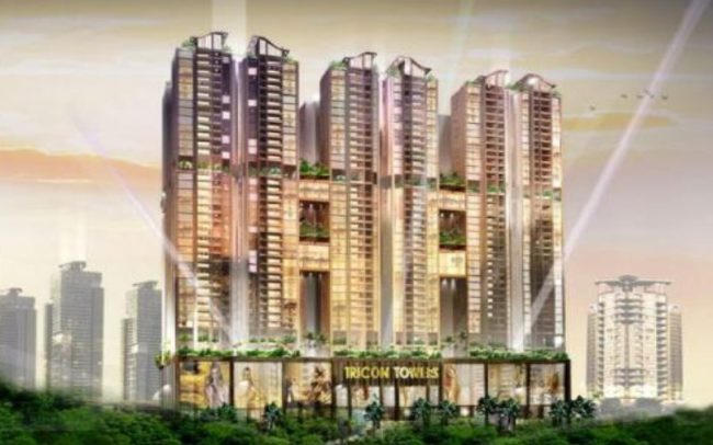 Phối cảnh dự án Tricon Towers do Minh Việt làm chủ đầu tư. &nbsp;