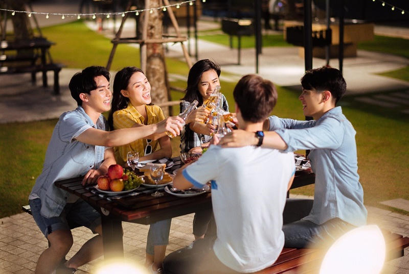Vườn nướng BBQ – Điểm tụ tập hấp dẫn của giới trẻ tại Vinhomes Smart City &nbsp;