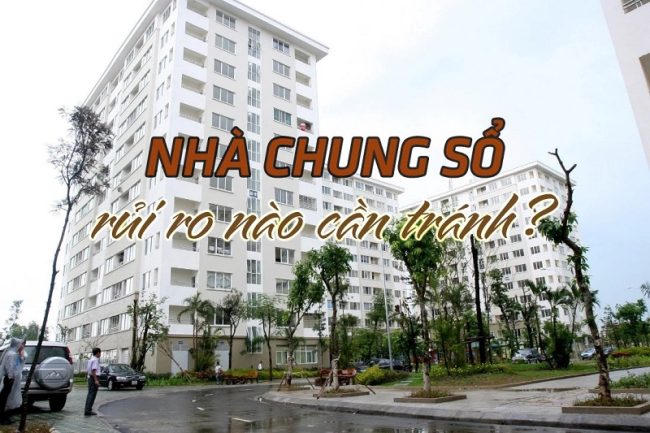 Nhà chung sổ rủi ro nào cần tránh?