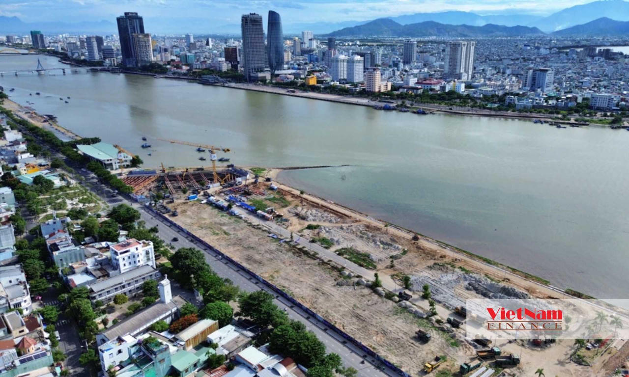Toàn cảnh khu vực Đà Nẵng chuẩn bị đào hầm chui qua sông Hàn