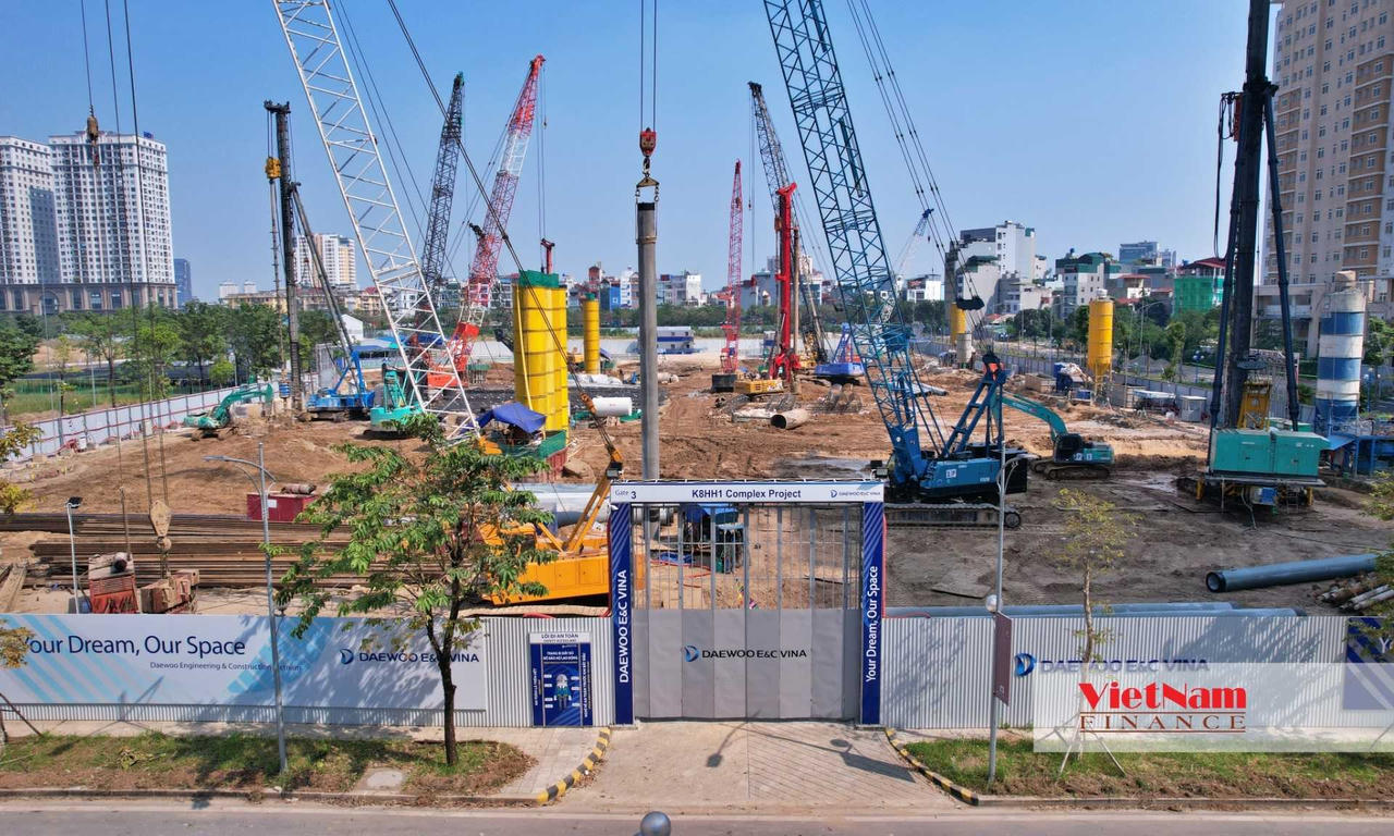 Toàn cảnh khu phức hợp 26 tầng của Deawoo E&C tại Tây Hồ Tây