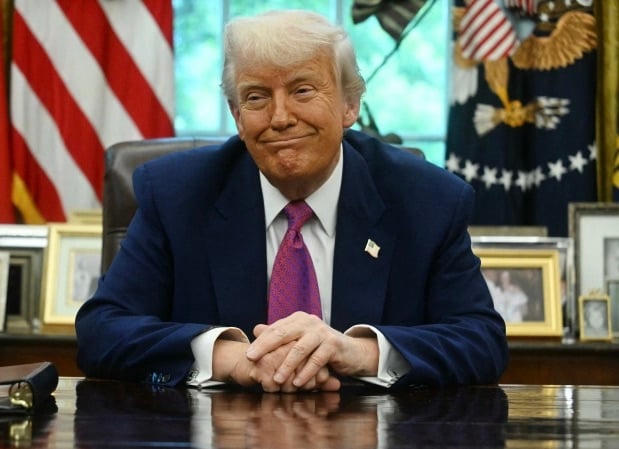 Tổng thống Mỹ Donald Trump tại Nhà Trắng. Ảnh: AFP