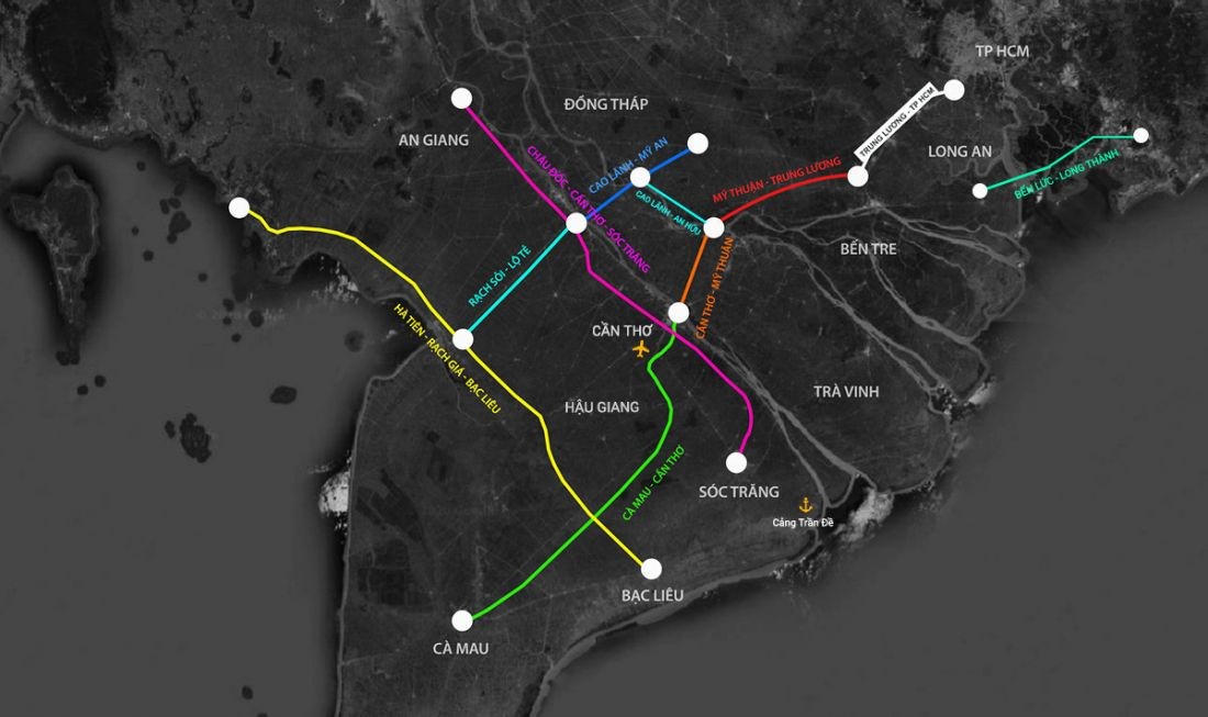 Những tuyến đường sẽ cất cánh thị trường Tây Nam Bộ trong thời gian tới &nbsp;