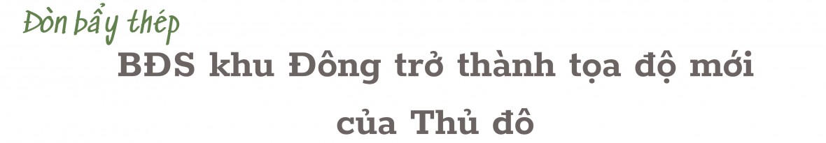 [Longform] Tọa độ mới của thị trường BĐS phía Đông Hà Nội