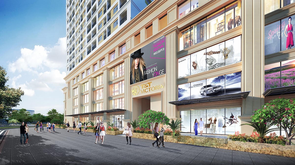 Phối cảnh tiện ích T&T Victoria &nbsp;
