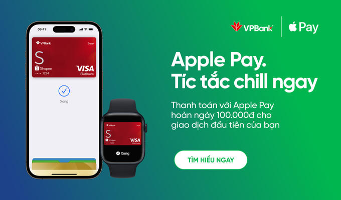 VPBank tự hào là ngân hàng hỗ trợ tích hợp cả 2 dòng thẻ Mastercard & Visa trên Apple Pay cho chủ thẻ VPBank tại Việt Nam