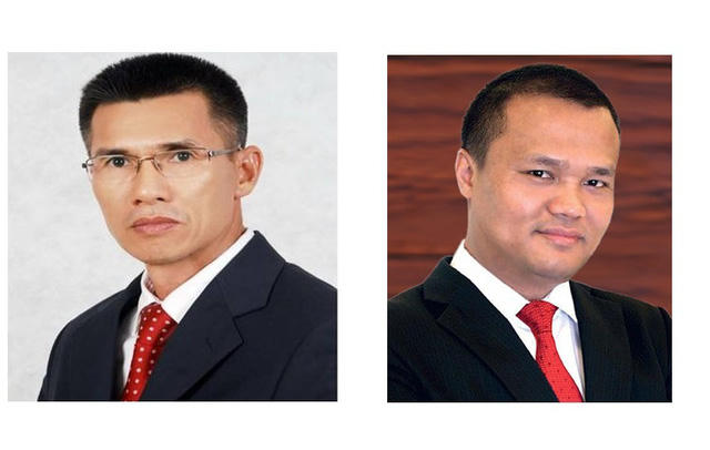 Ông Nguyễn Thanh Nhung (bên trái) và ông Nguyễn Đăng Thanh (bên phải). &nbsp;