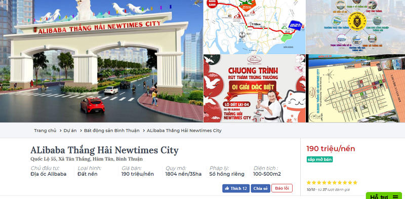 Thêm dự án ‘ma’ tại Bình Thuận, khách hàng của Alibaba liên tiếp lên tiếng