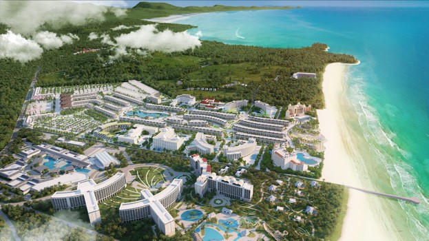 Thành phố mua sắm, giải trí “không ngủ” Grand World Phú Quốc - điểm đến đẳng cấp quốc tế - rộng 85ha, tọa lạc tại Bãi Dài, một trong những bãi biển đẹp và hoang sơ nhất hành tinh
