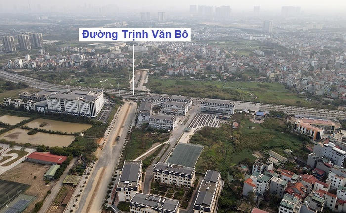 Đường rộng 40m hướng đến KĐT Xuân Phương vẫn dang dở sau nhiều năm xây dựng