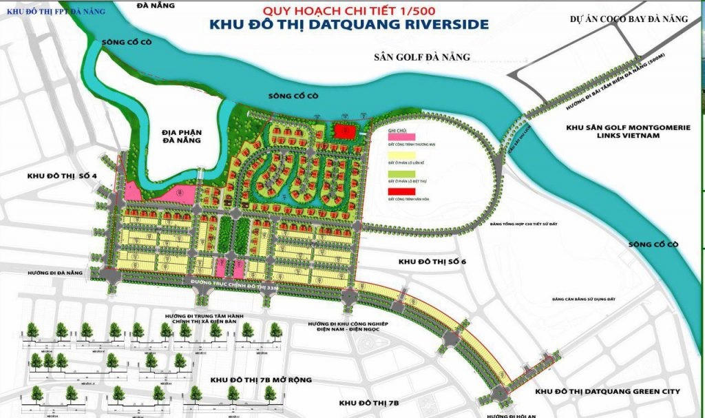 Quy hoạch chi tiết Khu đô thị DATQUANG RIVERSIDE. &nbsp;