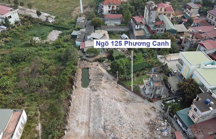 Đường rộng 40m hướng đến KĐT Xuân Phương vẫn dang dở sau nhiều năm xây dựng