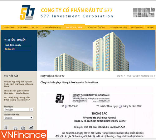 Giá cổ phiếu NBB bất ngờ thăng hoa liên tiếp sau sự cố hỏa hoạn chung cư Caria khiến 13 người chết