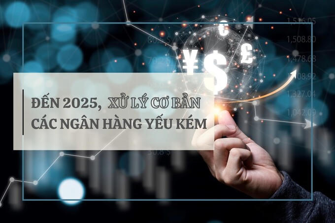 Đến 2025, xử lý cơ bản các ngân hàng yếu kém