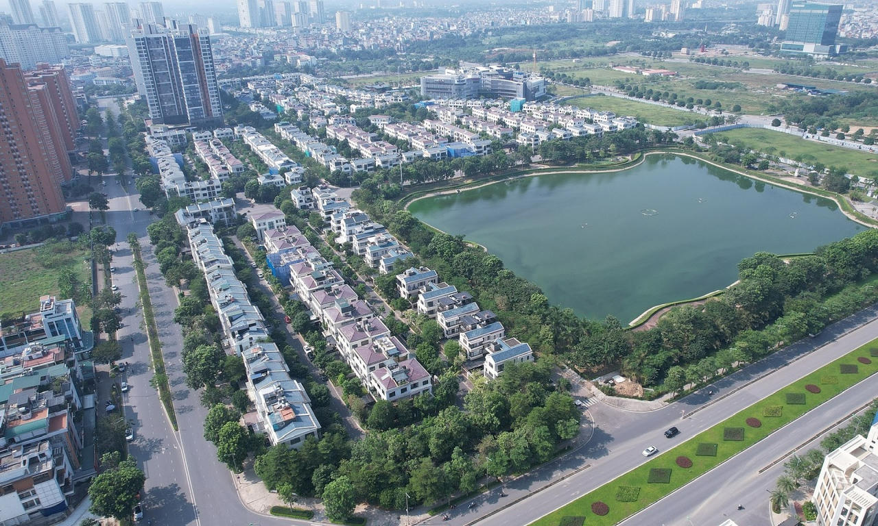 Một góc giai đoạn 1 khu đô thị Tây Hồ Tây. Ảnh: Vnexpress