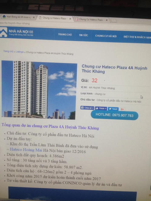 Đống Đa - Hà Nội: Cần làm sáng tỏ Dự án Hateco Plaza