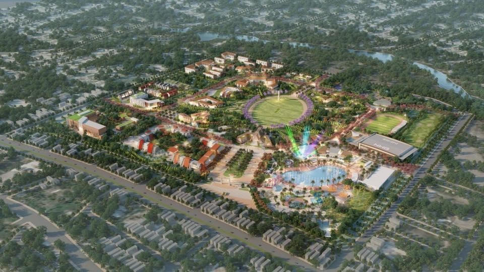 Phối cảnh dự án "Thành phố giáo dục quốc tế" IEC Đắk Lắk