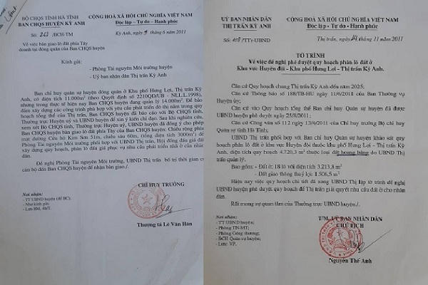 Đất quốc phòng ở Hà Tĩnh bị huyện xẻ thịt chia lô, bán nền