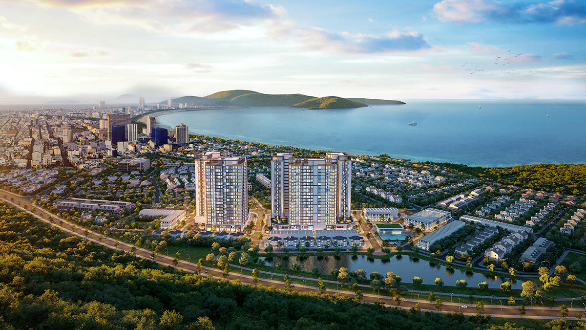 Phối cảnh tổng thể dự án 9x Quy Nhơn. Ảnh: Hưng Thịnh Land &nbsp;