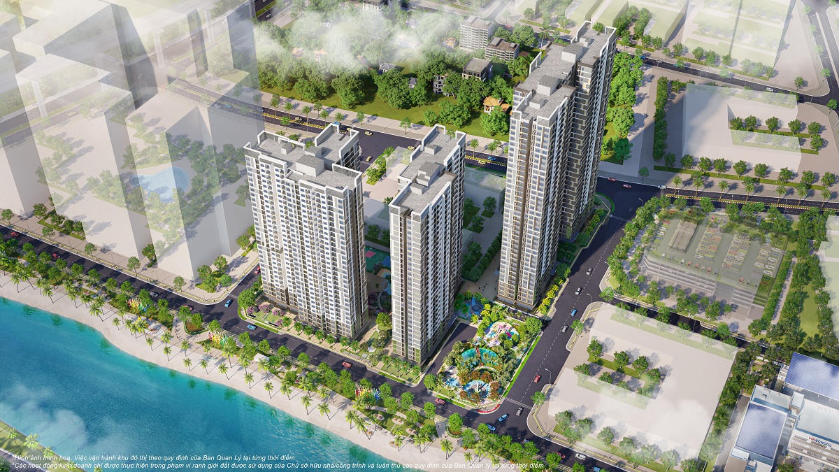 Phối cảnh tổng thể The Zurich - phân khu “đậm chất Thụy Sĩ” đầu tiên trong lòng Hà Nội. &nbsp;