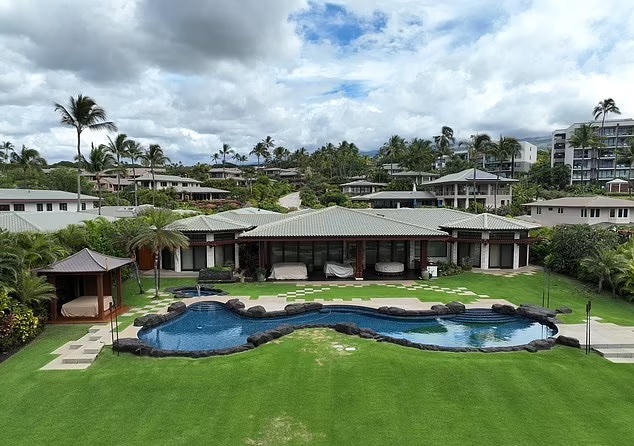 ... và có bể bơi rộng phía sau sân vườn