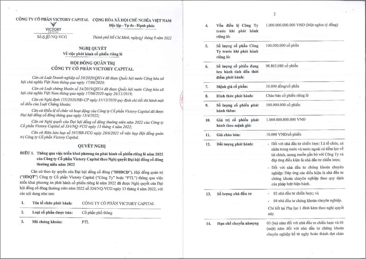 Kế hoạch phát hành 100 triệu cổ phiếu của PTL diễn ra cùng thời điểm với kế hoạch phát hành trái phiếu của DXG. &nbsp;