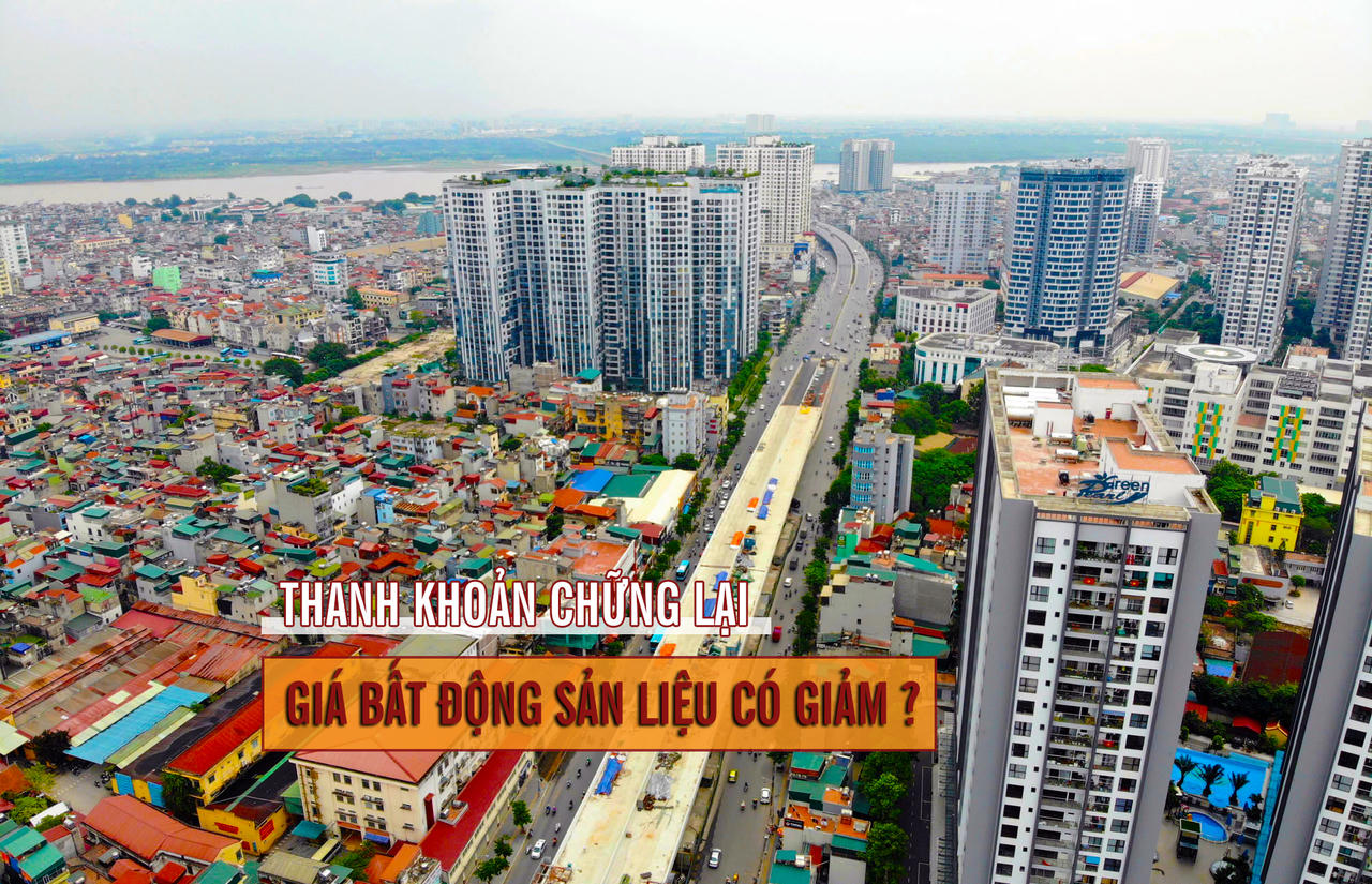 Thanh khoản chững lại, giá bất động sản liệu có giảm?