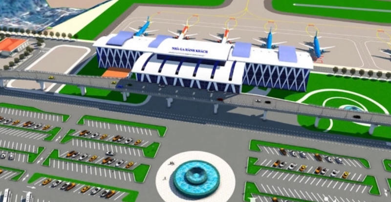Phối cảnh cảng hàng không Sa Pa.