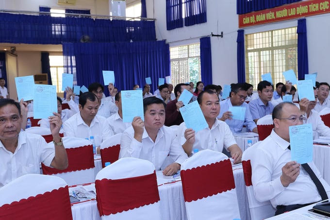 Tất cả các tờ trình và kế hoạch đều được các cổ đông biểu quyết thông qua.