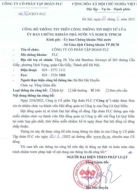 Nguồn: FLC Group &nbsp;