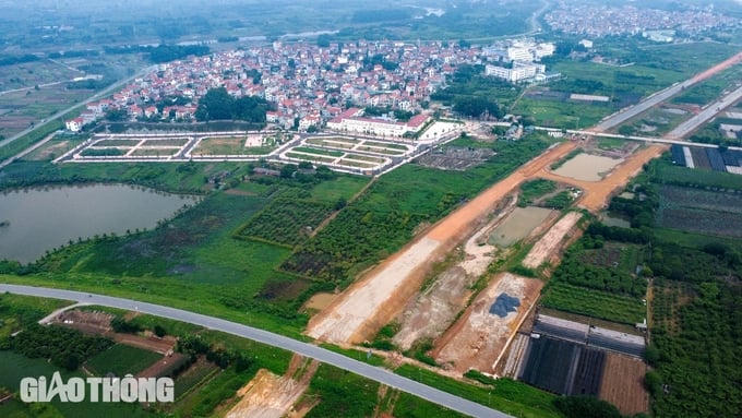 Một góc huyện Hoài Đức, TP. Hà Nội. Ảnh: Báo Giao Thông &nbsp;