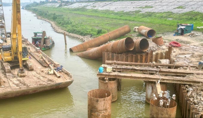 Sau 8 tháng khởi công, tiến độ dự án cầu Đuống mới ra sao?