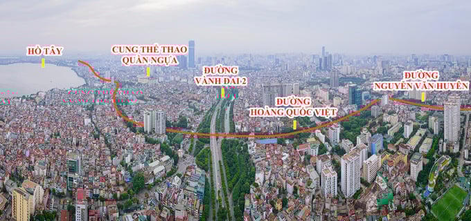 Phần nhà ga trên cao đã giải phóng mặt bằng được khoảng 92%. Ảnh: Internet