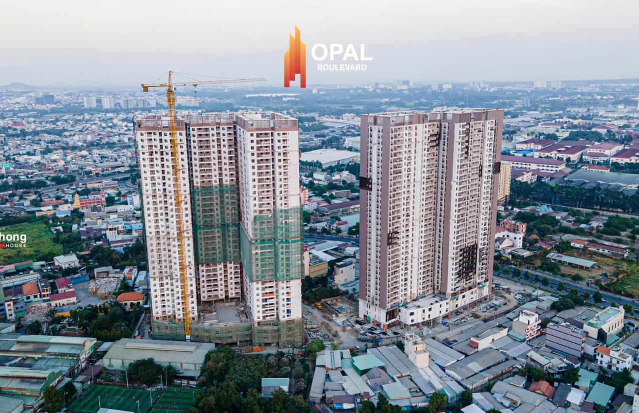 Opal Boulevard là một trong những dự án căn hộ có tiến độ tốt nhất trong năm 2020 &nbsp;