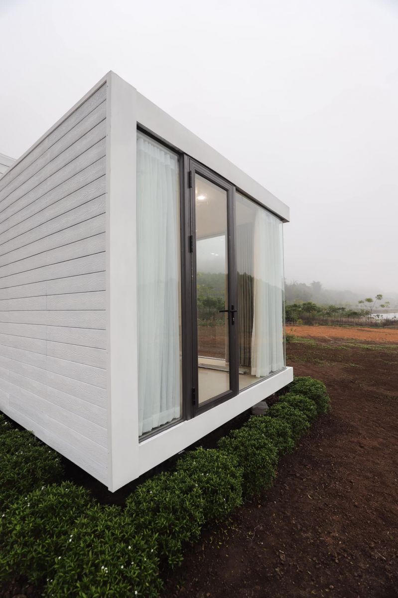 Ngỡ ngàng với ngôi nhà lắp ghép “đẹp quên lối về“ hoàn thành chỉ trong 17 ngày