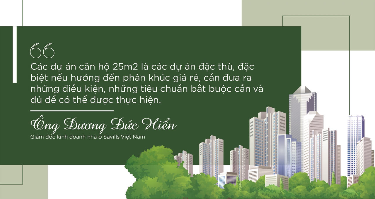 Căn hộ 25m2: Một thập kỷ trầy trật phá vỡ định kiến