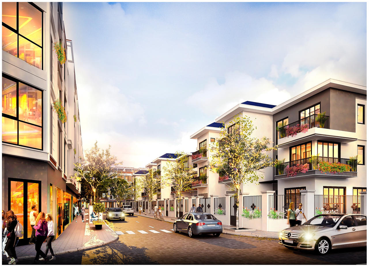 Phối cảnh dự án T&T Phố Nối &nbsp;