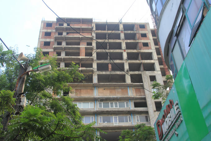 Nhiều hạng mục công trình chưa được hoàn thiện sau nhiều năm bỏ không.