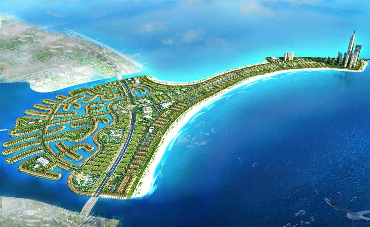 Phối cảnh dự án lấn biển Cần Giờ của Vingroup được duyệt giá đất hơn 27.300 tỷ đồng